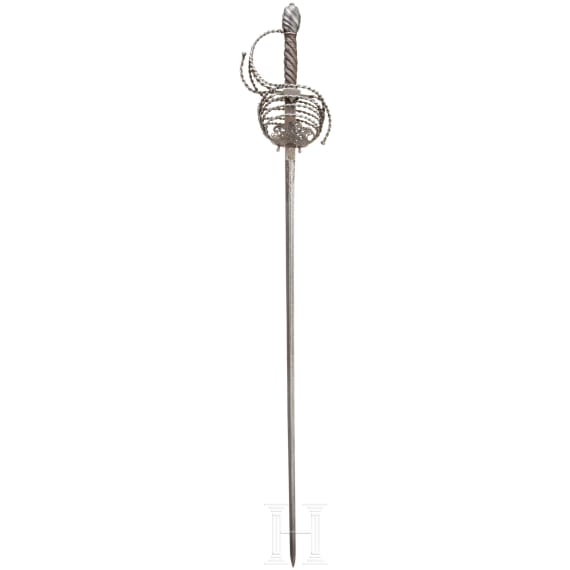 A rapier, historicism in the style around 1620