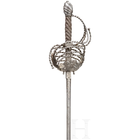 A rapier, historicism in the style around 1620