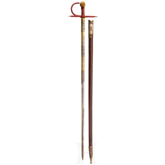 A bullfight dagger, Toledo, 20th century