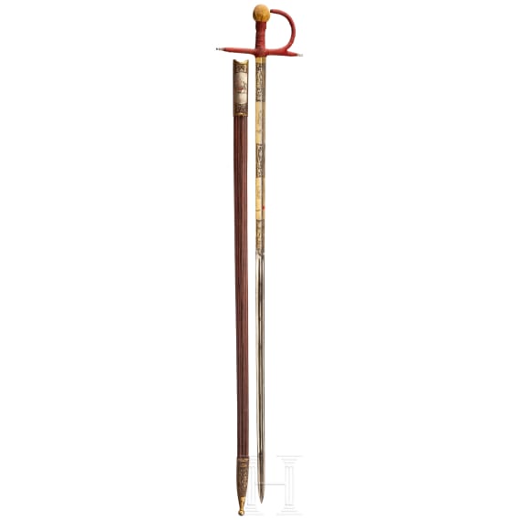 A bullfight dagger, Toledo, 20th century