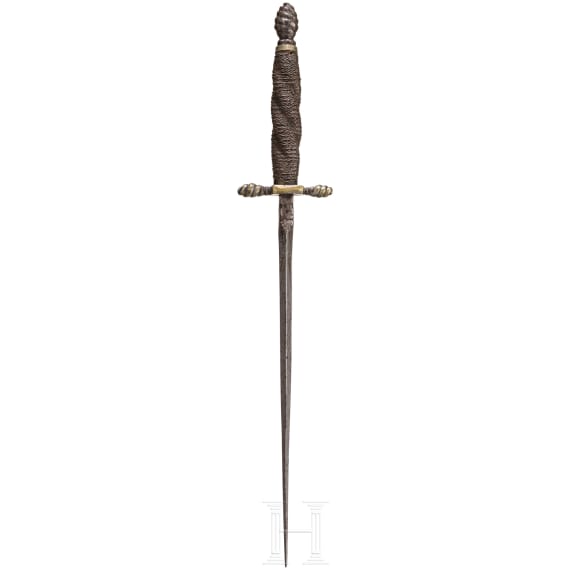 An Italian stiletto, circa 1650
