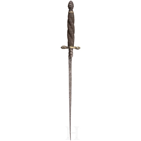 An Italian stiletto, circa 1650