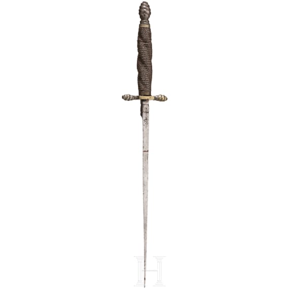 An Italian stiletto, circa 1650