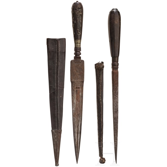 Two Italian daggers, 19th century