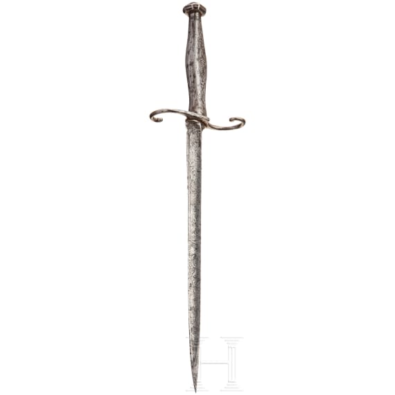 A dagger in style around 1600, Historicism with original blade