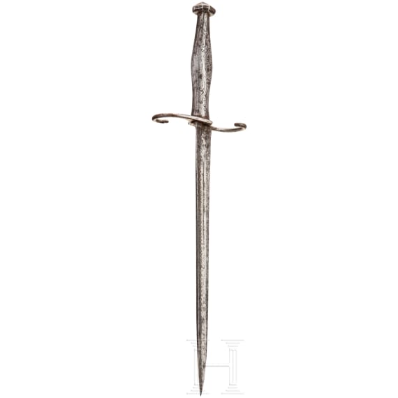 A dagger in style around 1600, Historicism with original blade