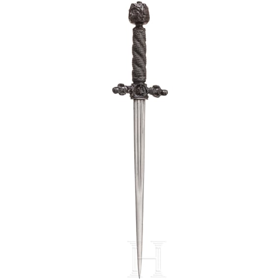 A left-hand dagger, reproduction in the style around 1600