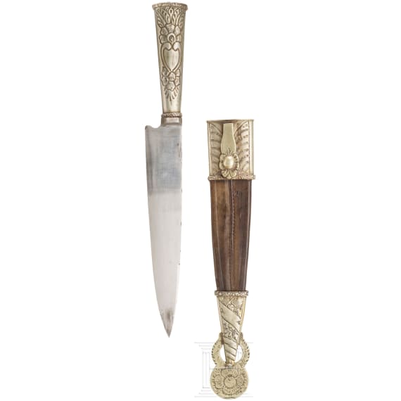 A South American gaucho knife, circa 1900