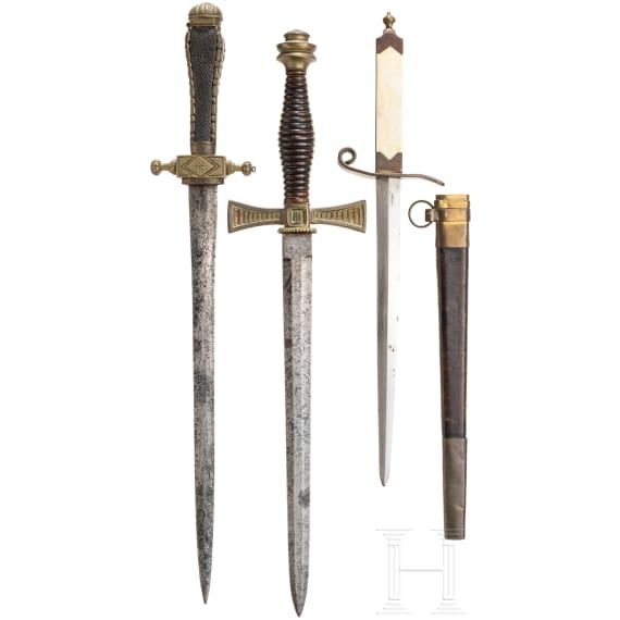 Three daggers, 19th century