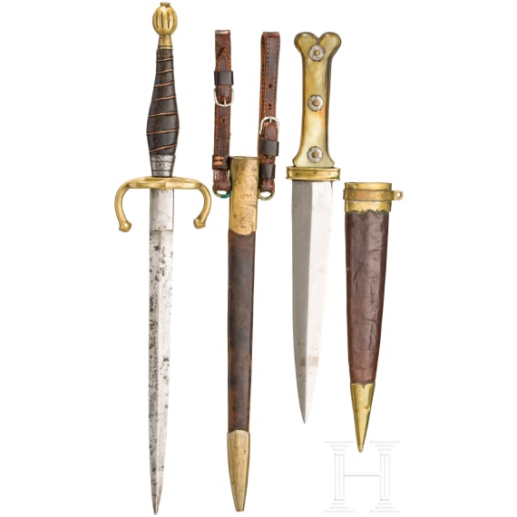 Two daggers of historicism, 19th/20th century