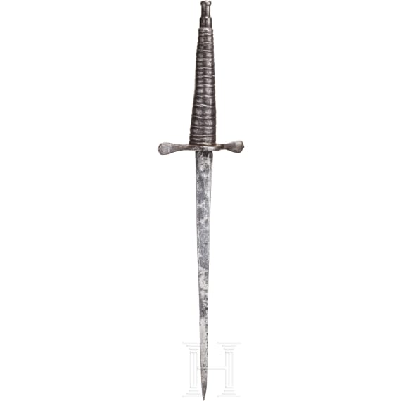 A German military plug bayonet/plug dagger, 18th century