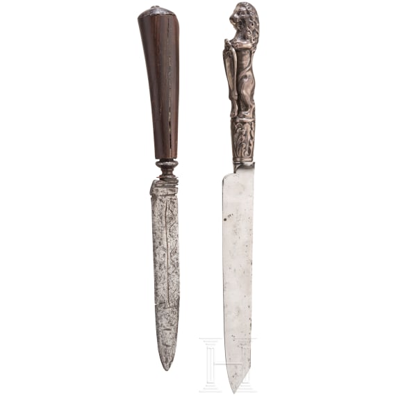 Two eating knives, Netherlands, 18th century