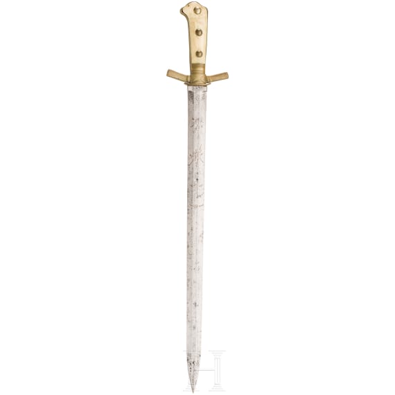 A German hunting hanger, circa 1800