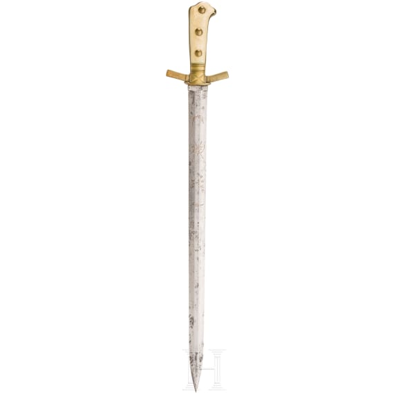 A German hunting hanger, circa 1800