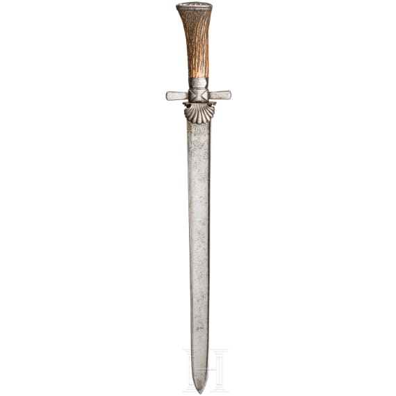 A German hunting hanger, first half of the 19th century
