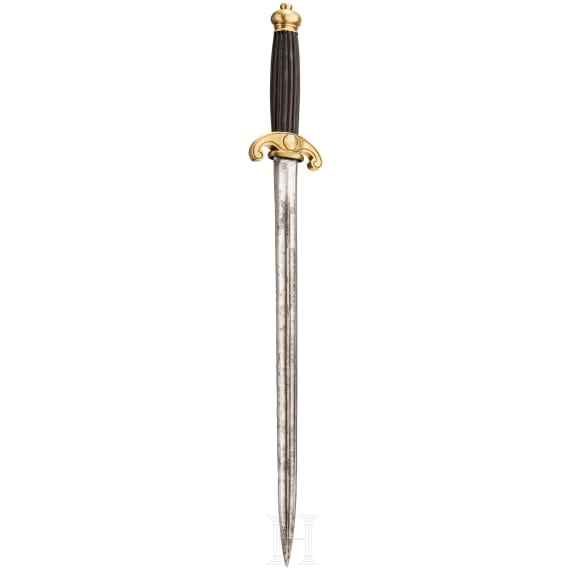 A French hunting hanger, circa 1850
