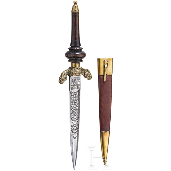 A hunting plug bayonet, Toledo, 1876