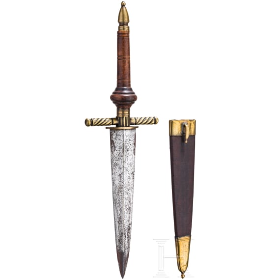 A Spanish hunting plug bayonet, 19th century