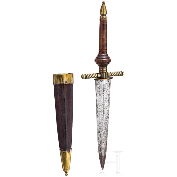 A Spanish hunting plug bayonet, 19th century