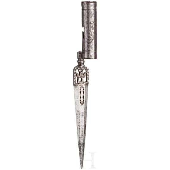 An Italian hunting bayonet, 18th century