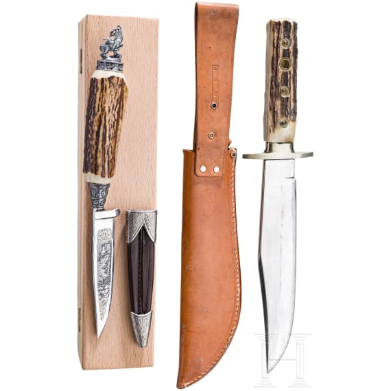 Two German hunting knives, 2nd half of the 20th century