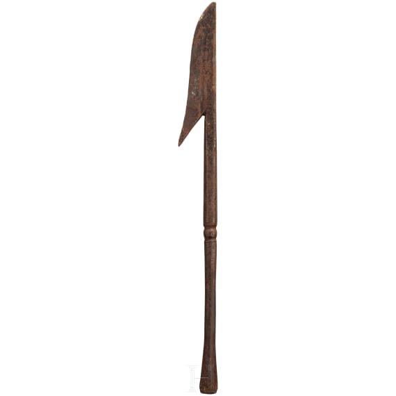 An iron harpoon, England or USA, ca. 1800