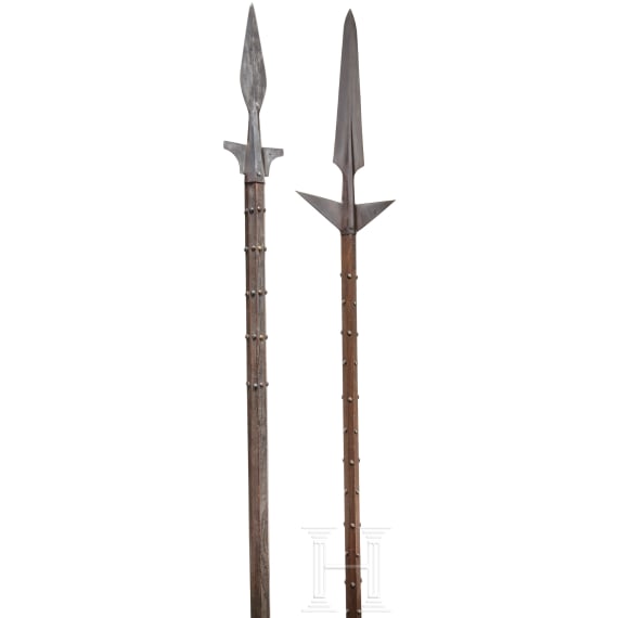 Two wing lances, repoductions in the style of the High Middle Ages