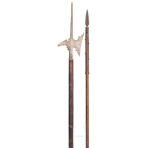 A halbert, replica in the style of the 17th century