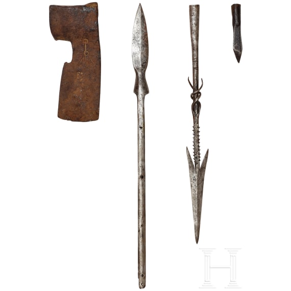 A small collection of weapons and tools, 15th-19th century