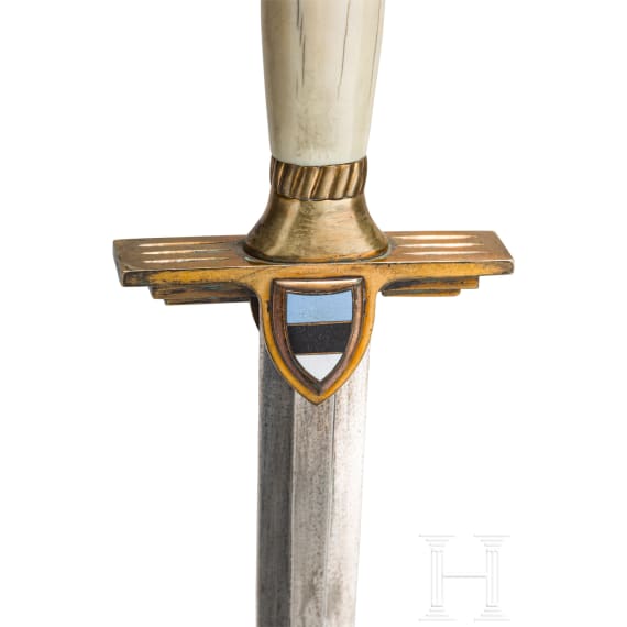 A dagger for officers of the army, with an ivory grip, 1920s/30s