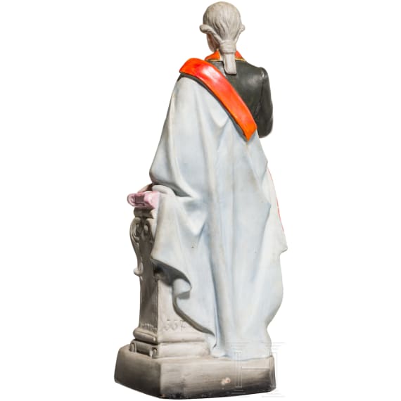 Emperor Joseph II - coloured ceramic figure