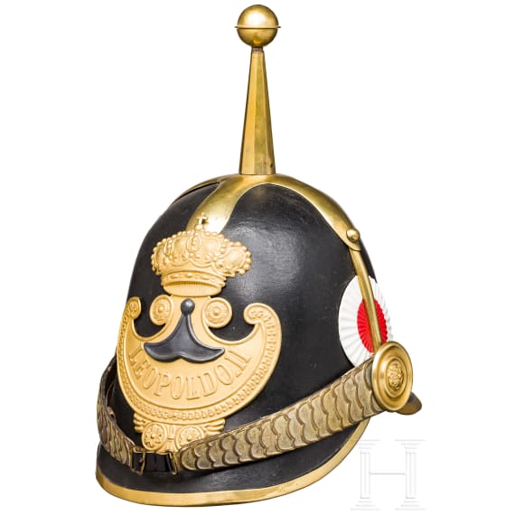 Helmet of the "Guardia Civica" from the reign of Leopold II, Grand Duke of Tuscany (1824-1859)
