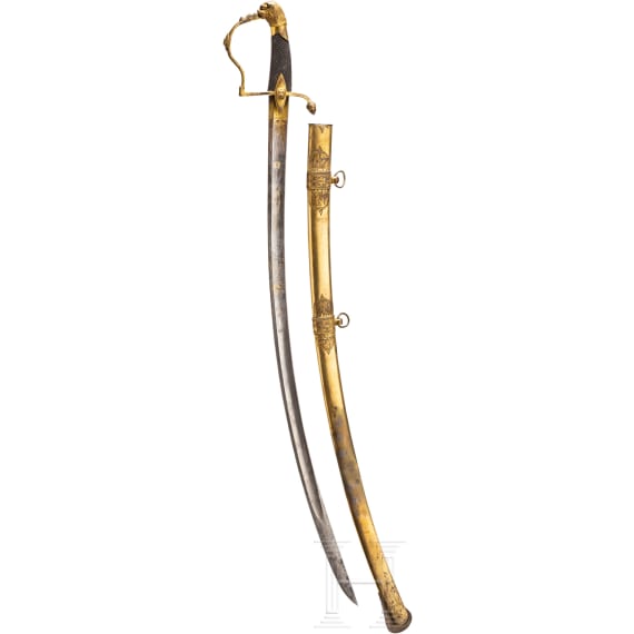 A German officer's sabre, circa 1830