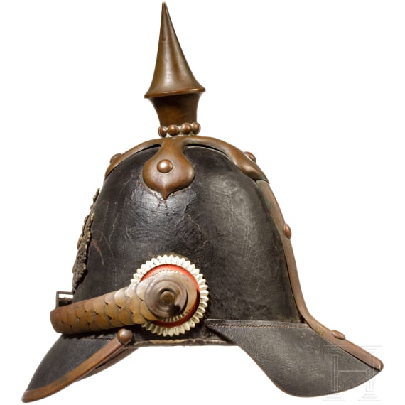 A model 1842 enlisted man spike helmet for infantry