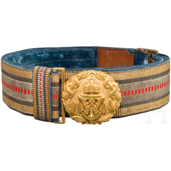 Belt for admirals in the medical service of the Imperial German Navy