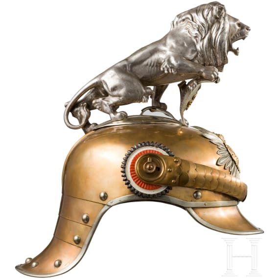 An M 1907 helmet for enlisted men of the Gardereiter-Regiment