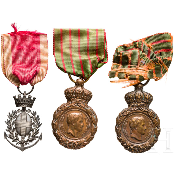 Three medals, France, 19th century