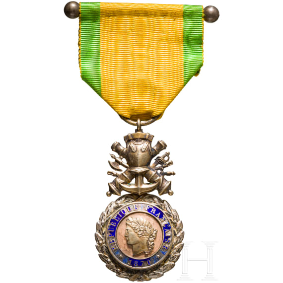 Military medal, France, late 19th century