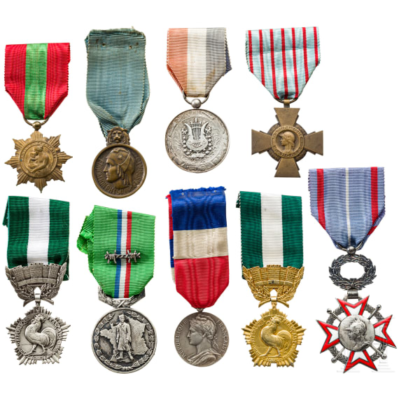 Nine awards, France, 20th century