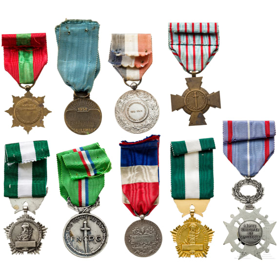 Nine awards, France, 20th century