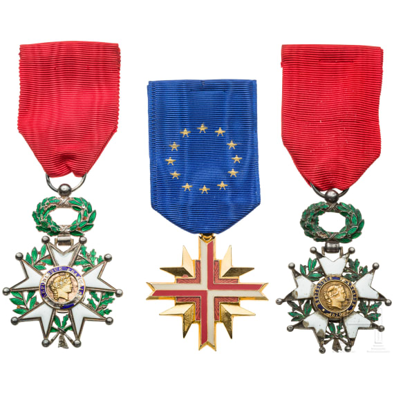 Three awards, France, 20th century