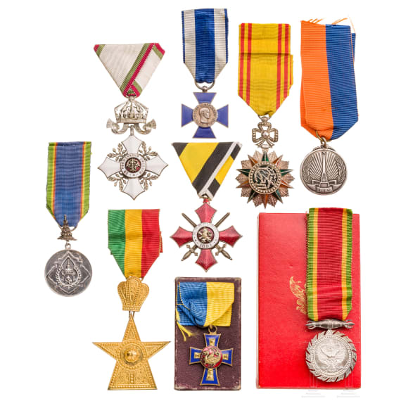 Nine international awards, 20th century