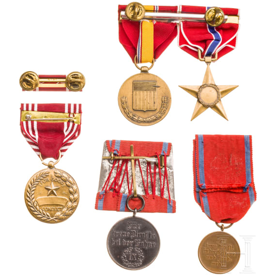 Five international awards, 20th century