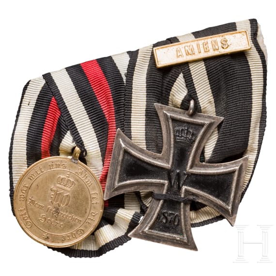 Tailcoat bar with Iron Cross 2nd class 1870