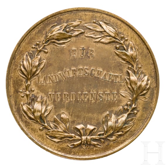 Medal in the award case - "German Section of the Landeskulturrat for the Kingdom of Bohemia"