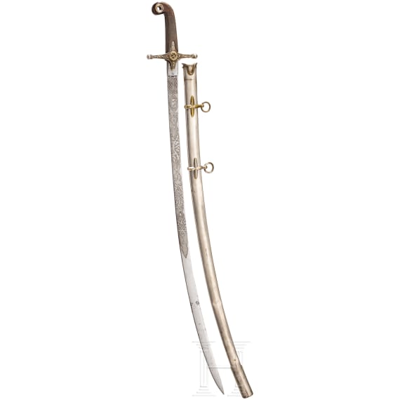 Sabre for officers after an English model, Afghanistan, 19th century