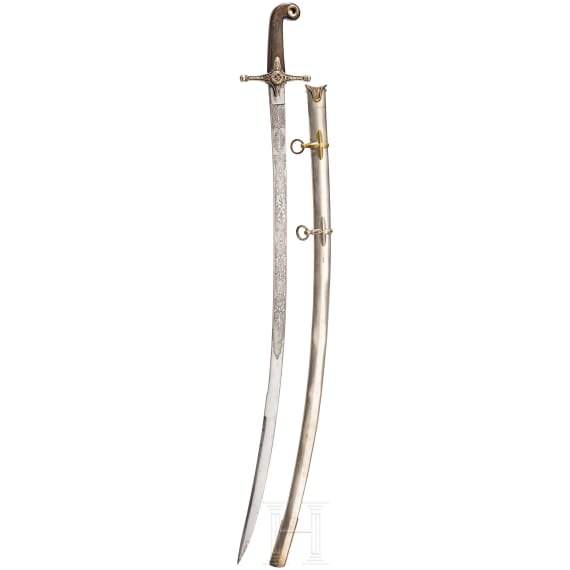 Sabre for officers after an English model, Afghanistan, 19th century