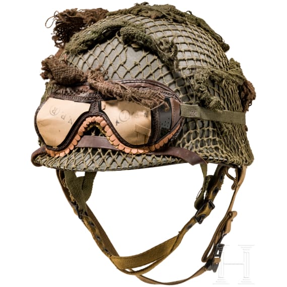 Steel helmet for US paratrooper in 2nd world war