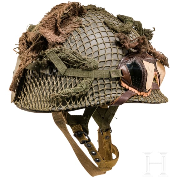 Steel helmet for US paratrooper in 2nd world war