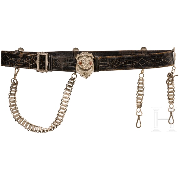 Hanger for a masonic style sword, England, late 19th century
